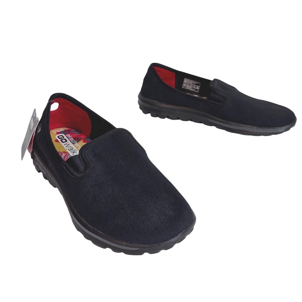 Skechers GOwalk Woman's 6.5 Black Slip On Walking Shoes 13645 Ortholite  NWT